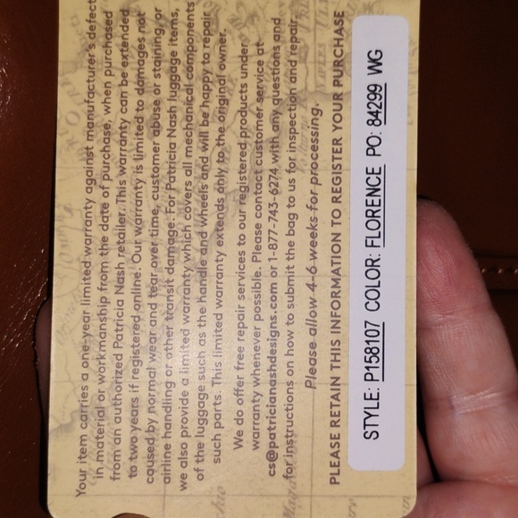 Patricia Nash Embossed Leather Florence Crossbody Saddle Bag NWOT Beautiful Bag - Picture 10 of 11